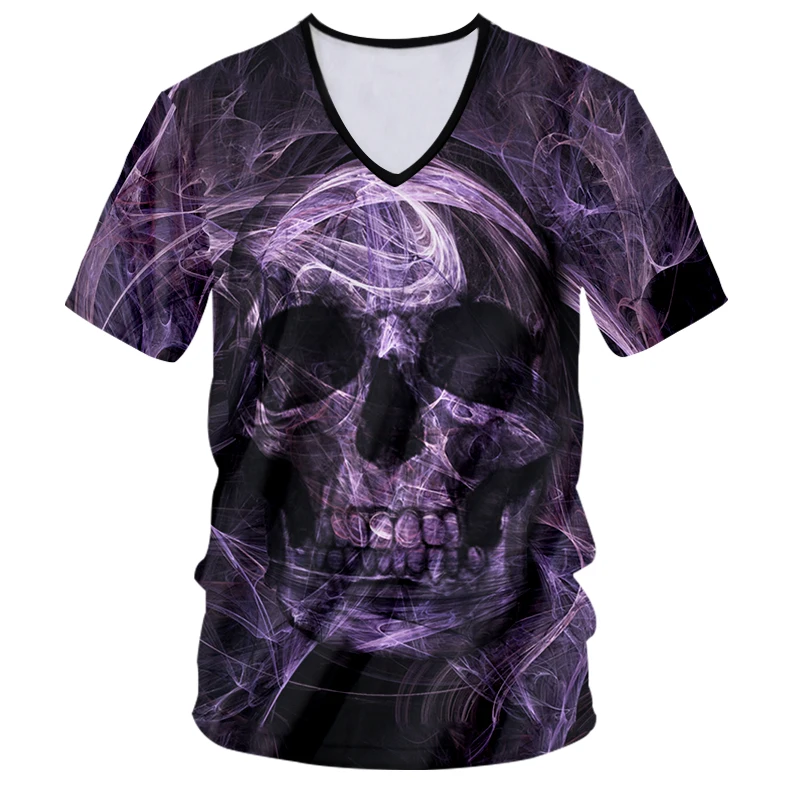 UJWI 3D Printing V-neck T Shirts Skull Oversized T-shirt Purple Harajuku Men's Clothing Hip Hop Summer Streetwear Dropship 5XL
UJWI 3D Printing V-neck T Shirts Skull Oversized T-shirt Purple Harajuku Men's Clothing Hip Hop Summer Streetwear Dropship 5XL