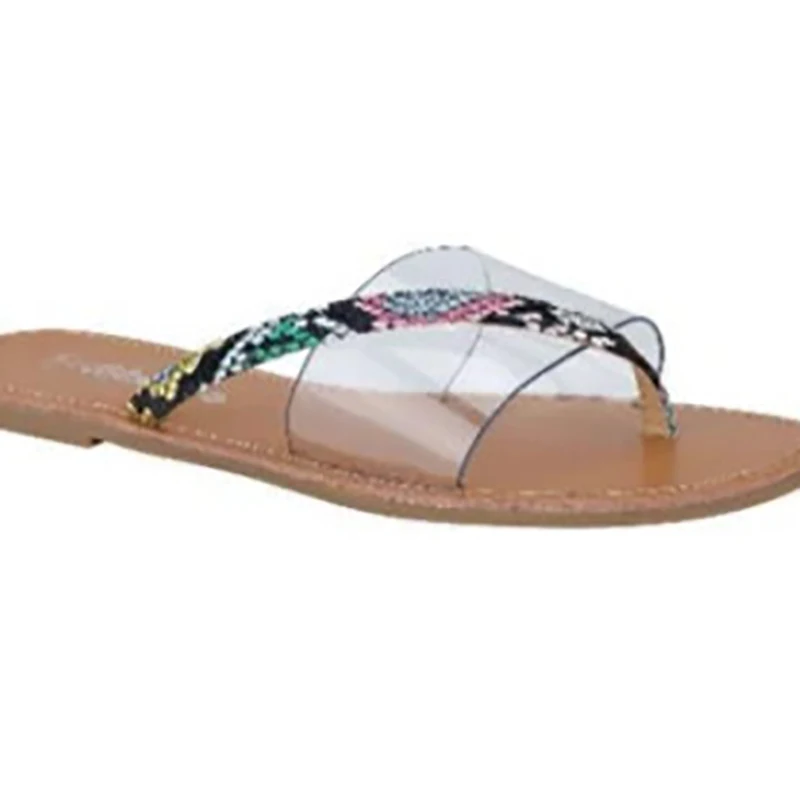 2020 new summer Outdoor flat bottom women slippers Fashion transparent snake pattern wild plus size beach slippers 37-42
2020 new summer Outdoor flat bottom women slippers Fashion transparent snake pattern wild plus size beach slippers 37-42