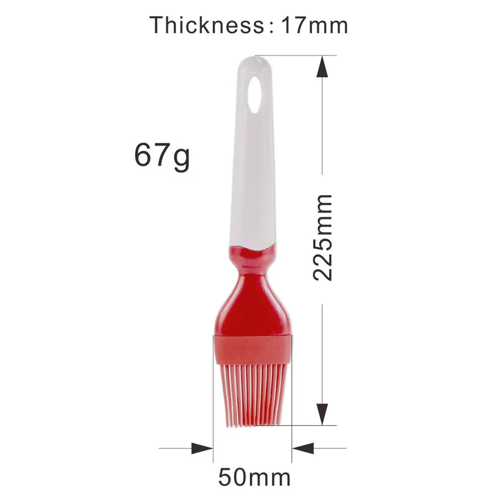 Silicone Basting Pastry Brush Oil Brushes For Cake Bread Butter Baking Tool Kitchen Safety BBQ Brush High Temperature Resistance
Silicone Basting Pastry Brush Oil Brushes For Cake Bread Butter Baking Tool Kitchen Safety BBQ Brush High Temperature Resistance