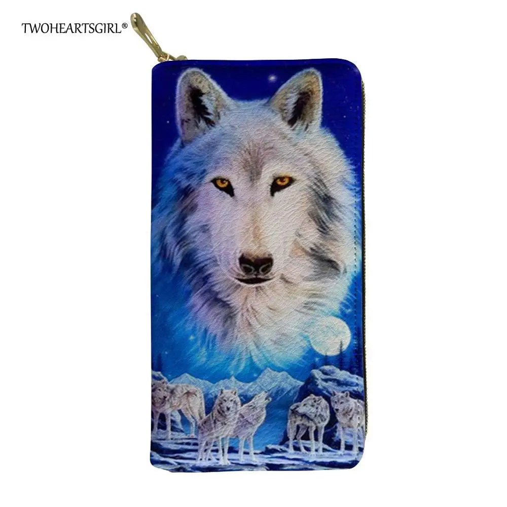 Twoheartsgirl Printing Animal Wolf Leather Wallets for Women Casual Femme Ladies Credit Card Holders Long Purse Phone Bags
Twoheartsgirl Printing Animal Wolf Leather Wallets for Women Casual Femme Ladies Credit Card Holders Long Purse Phone Bags