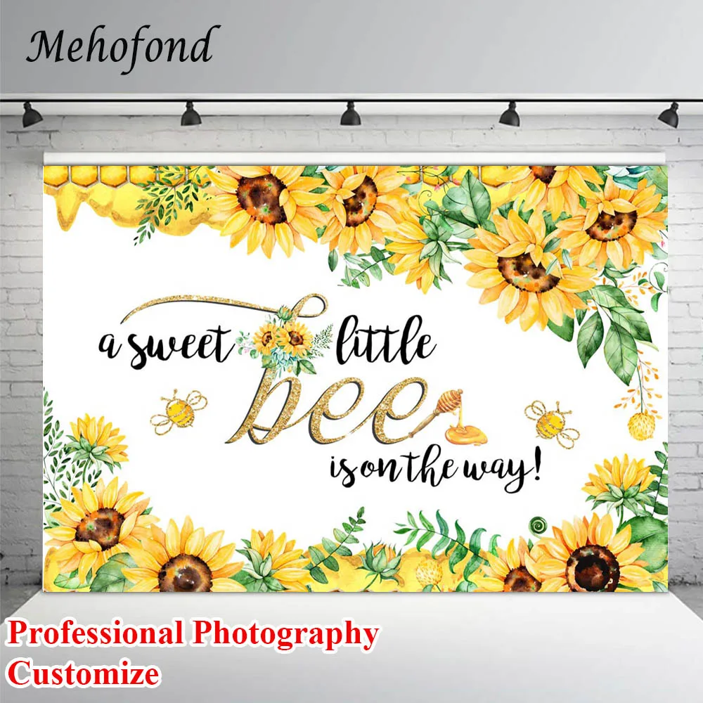 Mehofond Vinyl Photography Background Autumn Sweet Little Bee Baby Shower Sunflower Newborn Portrait Backdrop For Photo Studio
Mehofond Vinyl Photography Background Autumn Sweet Little Bee Baby Shower Sunflower Newborn Portrait Backdrop For Photo Studio