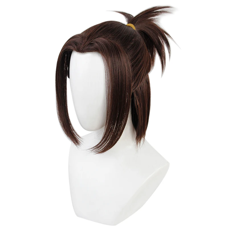 

Attack on Titan Gabi Braun Short Brown Ponytail Heat Resistant Synthetic Hair Halloween Cosplay Wig + Wig Cap