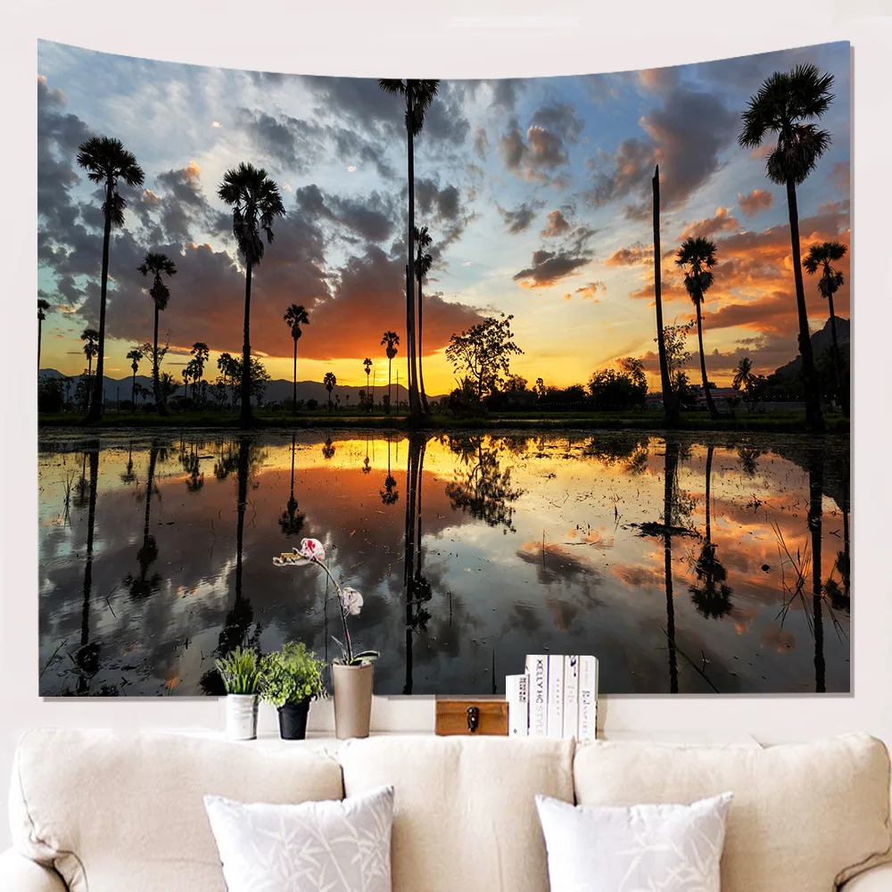 HKDV Lake Forest Cloud Landscape Tapestry Hanging Covering Rugs Background Cloth Beach Mat Blanket Art Bedroom Living Home Dec
HKDV Lake Forest Cloud Landscape Tapestry Hanging Covering Rugs Background Cloth Beach Mat Blanket Art Bedroom Living Home Dec