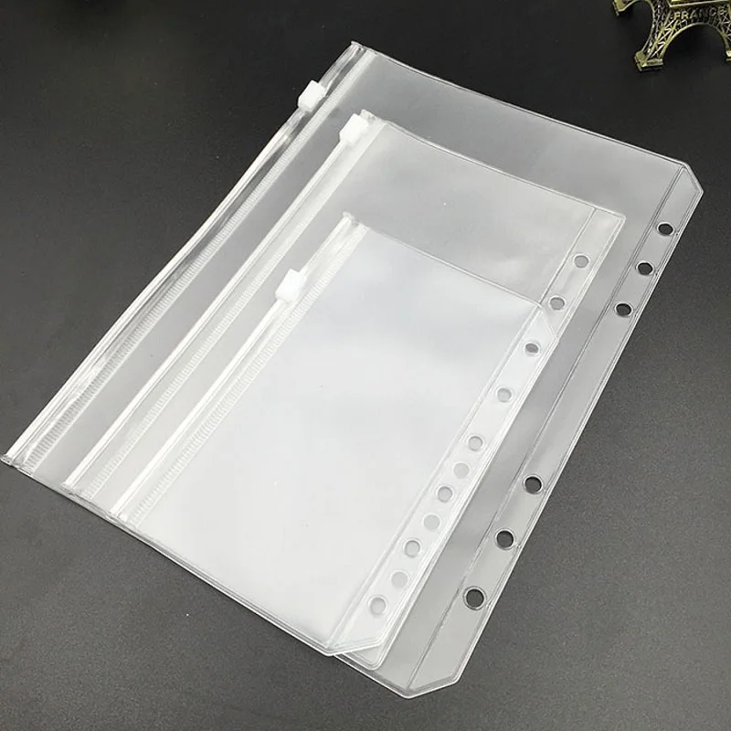 A5/A6/A7 PVC 6 Hole Binder Loose-Leaf Notebook Waterproof Zipper Bag Business Card Bags Kids Learning Storage Bag WB2929
A5/A6/A7 PVC 6 Hole Binder Loose-Leaf Notebook Waterproof Zipper Bag Business Card Bags Kids Learning Storage Bag WB2929