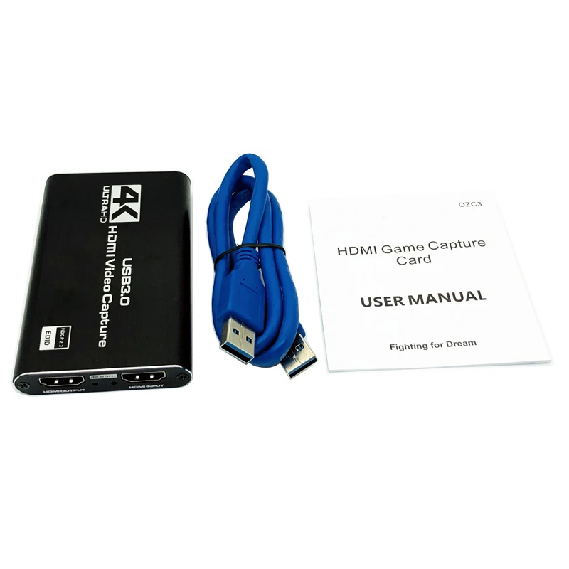 USB 3.0 4K 60HZ 1080P 60Fps HD Video Game Capture Card Video Converter HDMI Output Live Streaming For XBOX PS4 MAC Plug and Play
USB 3.0 4K 60HZ 1080P 60Fps HD Video Game Capture Card Video Converter HDMI Output Live Streaming For XBOX PS4 MAC Plug and Play