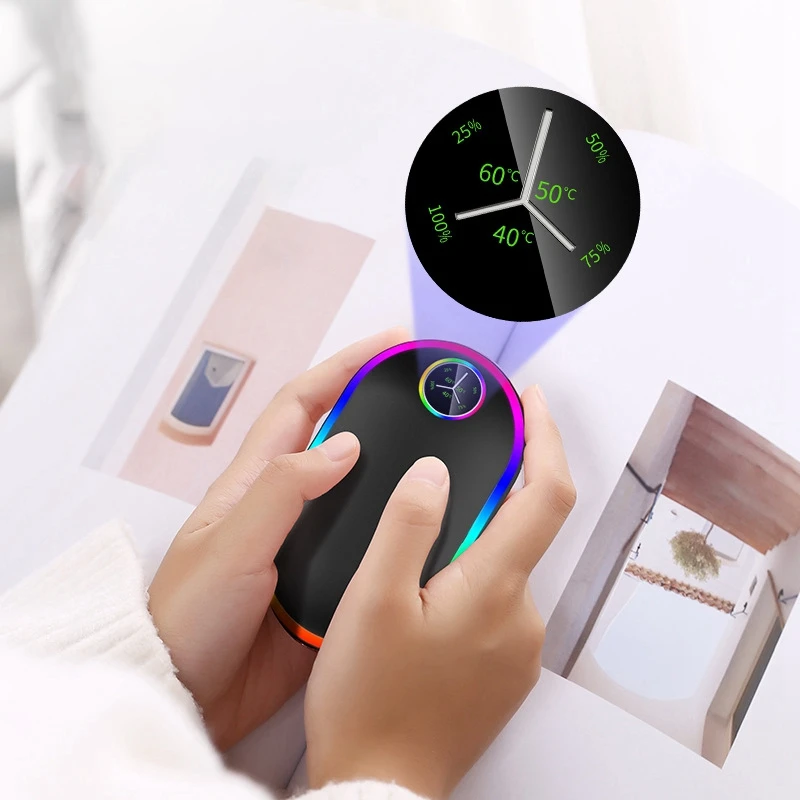 USB Rechargeable Hand Warmer Heater Power Bank 10000MAh with Power Display Mini USB Electric Pocket Warmer For Outdoor Winter
USB Rechargeable Hand Warmer Heater Power Bank 10000MAh with Power Display Mini USB Electric Pocket Warmer For Outdoor Winter