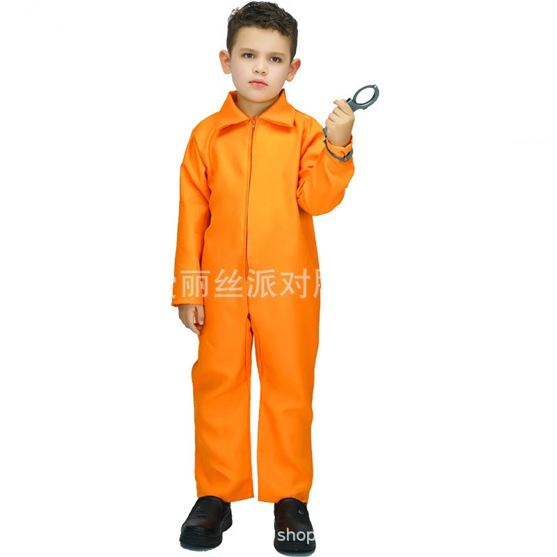 New Arrival Prisoner Costume Cosplay Children's Day Dress Up Halloween Carnival Party Clothing
New Arrival Prisoner Costume Cosplay Children's Day Dress Up Halloween Carnival Party Clothing