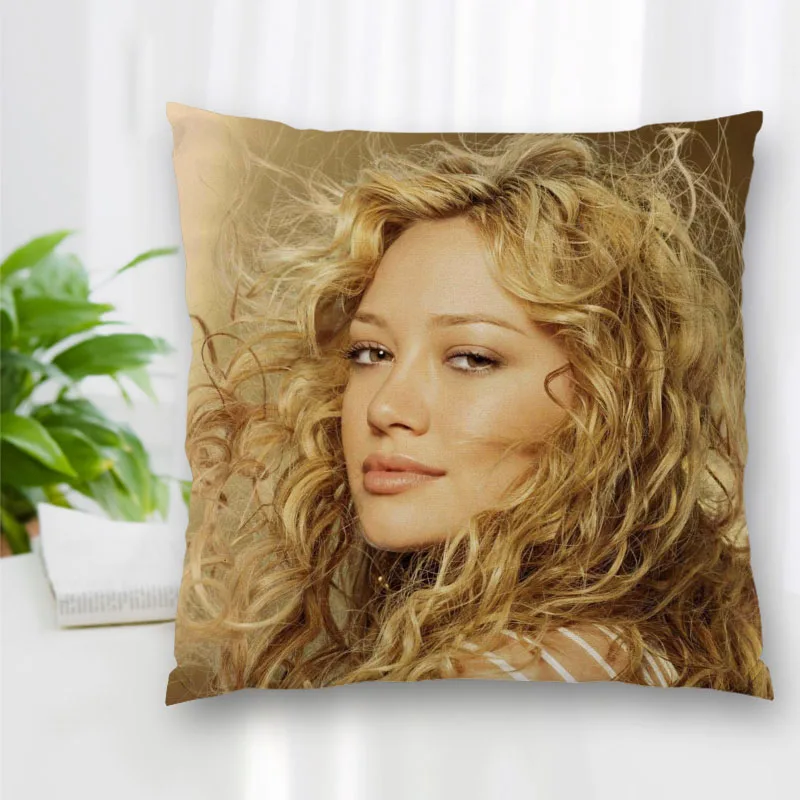 Hot Sale Custom Decorative Pillowcase Actor Singer Hilary Duff Square Zippered Pillow Cover Best Nice Gift 35X35cm 40x40cm
Hot Sale Custom Decorative Pillowcase Actor Singer Hilary Duff Square Zippered Pillow Cover Best Nice Gift 35X35cm 40x40cm