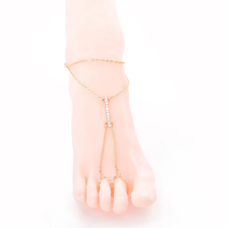 Foot Chain Ankle Summer Bracelet Bar Crystal Charm Sandals Barefoot Beach Foot Bridal Jewelry Wholesale
Foot Chain Ankle Summer Bracelet Bar Crystal Charm Sandals Barefoot Beach Foot Bridal Jewelry Wholesale