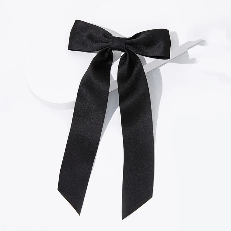 Hair Bow with Clips Fashion Satin Bow Ribbon Hair Clip Korean Headwear Spring Ponytail Clip Simple Hairpins Woman Head Gift
Hair Bow with Clips Fashion Satin Bow Ribbon Hair Clip Korean Headwear Spring Ponytail Clip Simple Hairpins Woman Head Gift