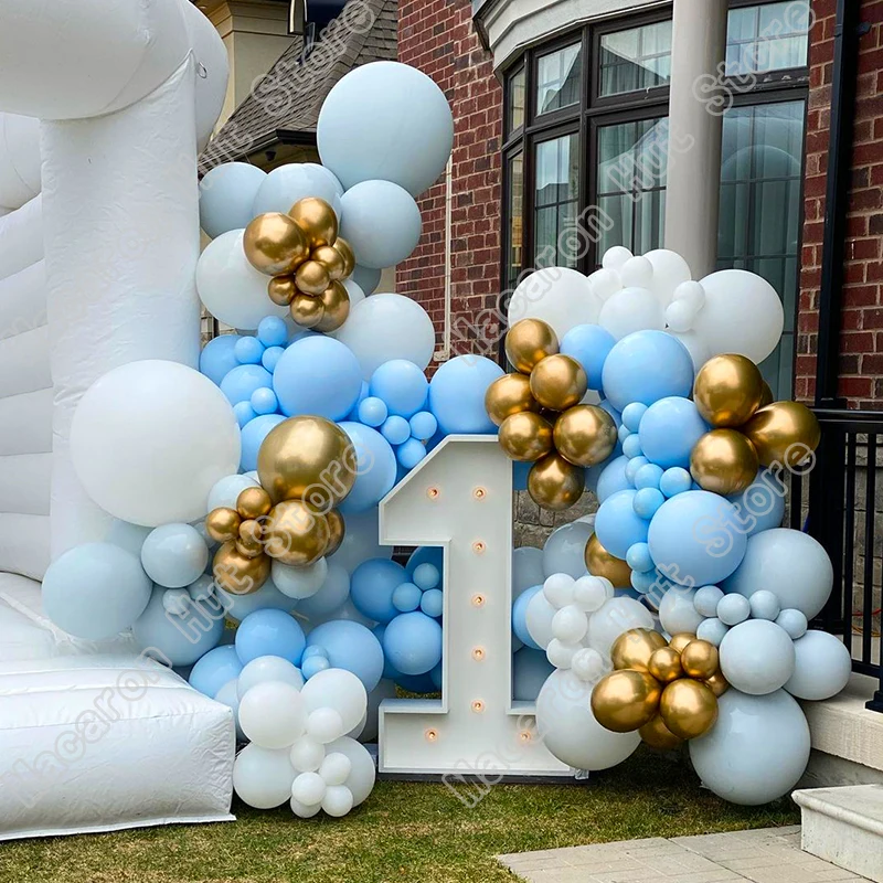 133pcsMaca Blue Double Maca Blue Gold White Wedding Birthday Garland Event Party Welcome Decor Kid Gift Valentine's Day Proposal
133pcsMaca Blue Double Maca Blue Gold White Wedding Birthday Garland Event Party Welcome Decor Kid Gift Valentine's Day Proposal