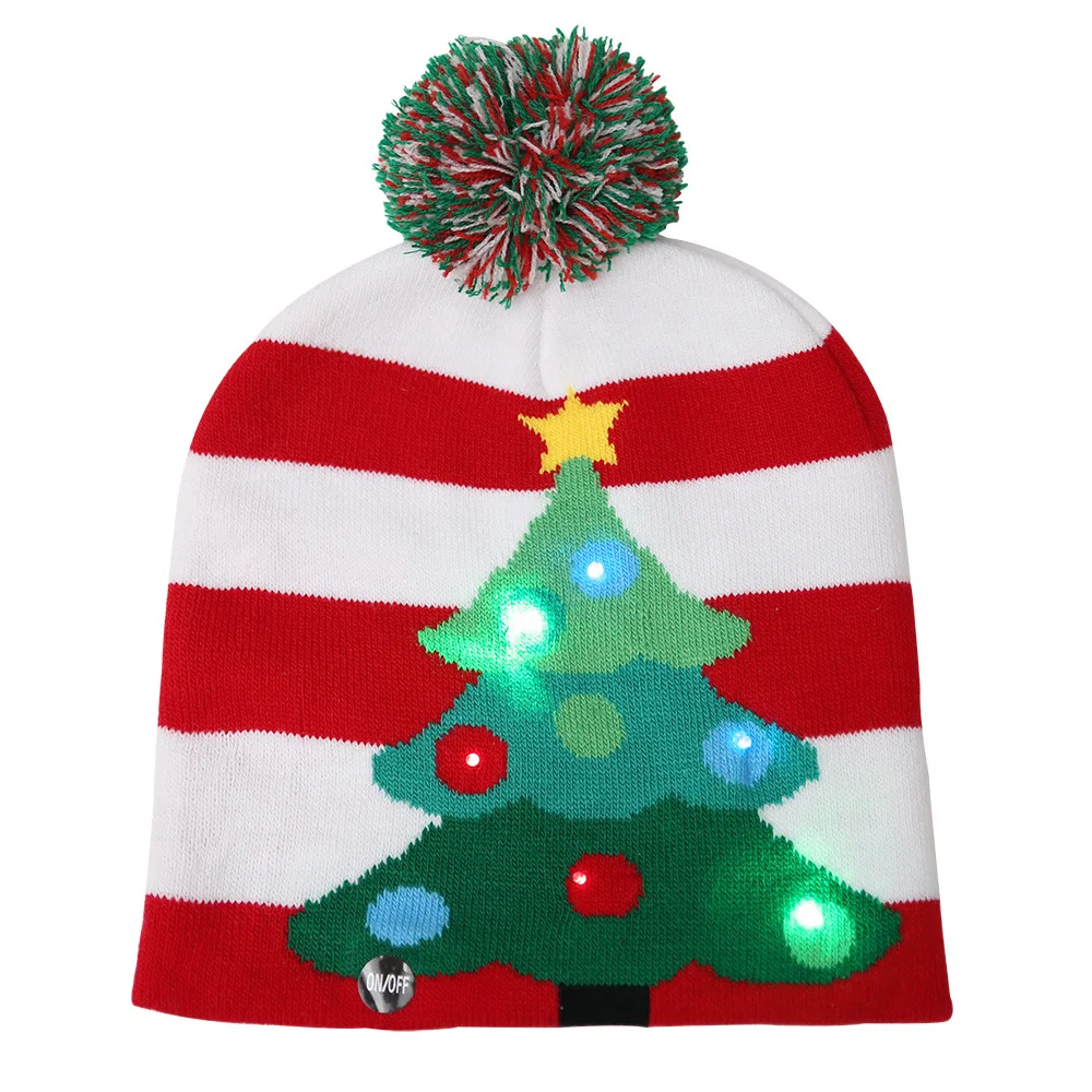 New cartoon children's cap Christmas knitted fan spot autumn and winter Cap le D tape lamp hair haltle wholesale
New cartoon children's cap Christmas knitted fan spot autumn and winter Cap le D tape lamp hair haltle wholesale