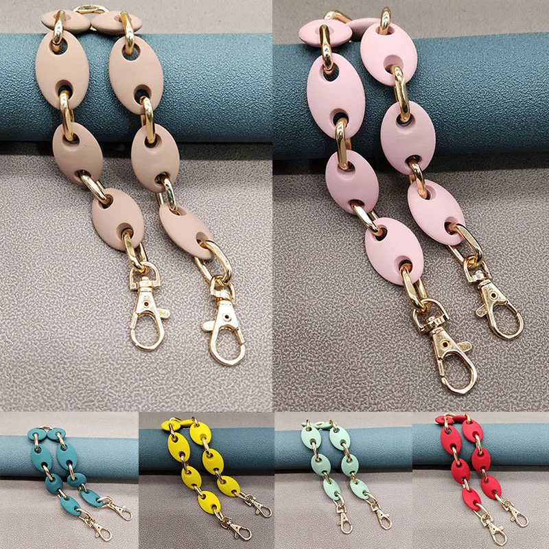 Retro Frosted Acrylic Resin Bag Chain Ornament Bag Strap Detachable Rubber Pig Nose Plastic Bags Resin Chain Handle Bags Chain
Retro Frosted Acrylic Resin Bag Chain Ornament Bag Strap Detachable Rubber Pig Nose Plastic Bags Resin Chain Handle Bags Chain