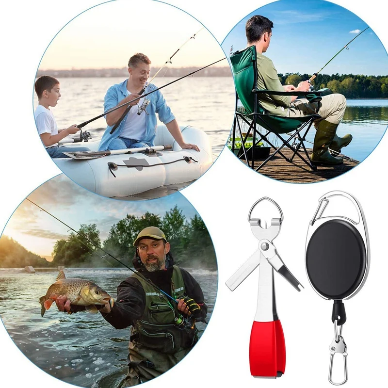 Fishing Multifunctional Quick Knot Tying Tool Fishing Line Scissors Strand Cutter with Retractable Keychain(Red)
Fishing Multifunctional Quick Knot Tying Tool Fishing Line Scissors Strand Cutter with Retractable Keychain(Red)
