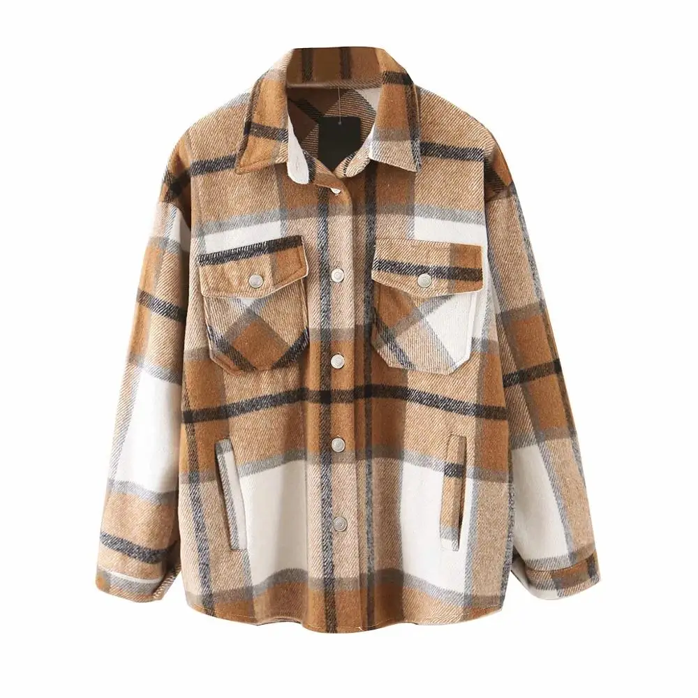 Plaid Jacket Women Coat 2020 Autumn Winter Vintage Stylish Pockets Oversized Jacket Coat Casual Warm Chic Tops
Plaid Jacket Women Coat 2020 Autumn Winter Vintage Stylish Pockets Oversized Jacket Coat Casual Warm Chic Tops