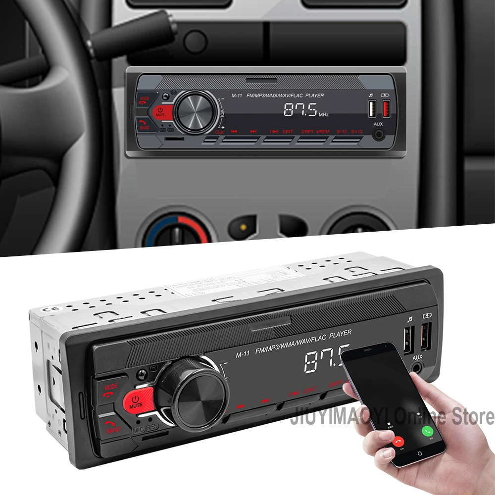 1 DIN автомобильная стереосистема M11 один Bluetooth AUX вход приборная панель FM радио