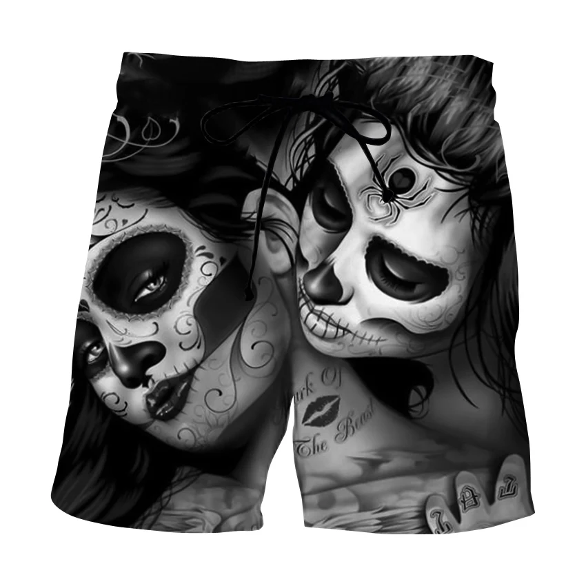 2021 Skull Mask 3d Print personality out wear Shorts Summer Men swimwear Breathable shorts Beach Pants all-match swimming trunks
2021 Skull Mask 3d Print personality out wear Shorts Summer Men swimwear Breathable shorts Beach Pants all-match swimming trunks
