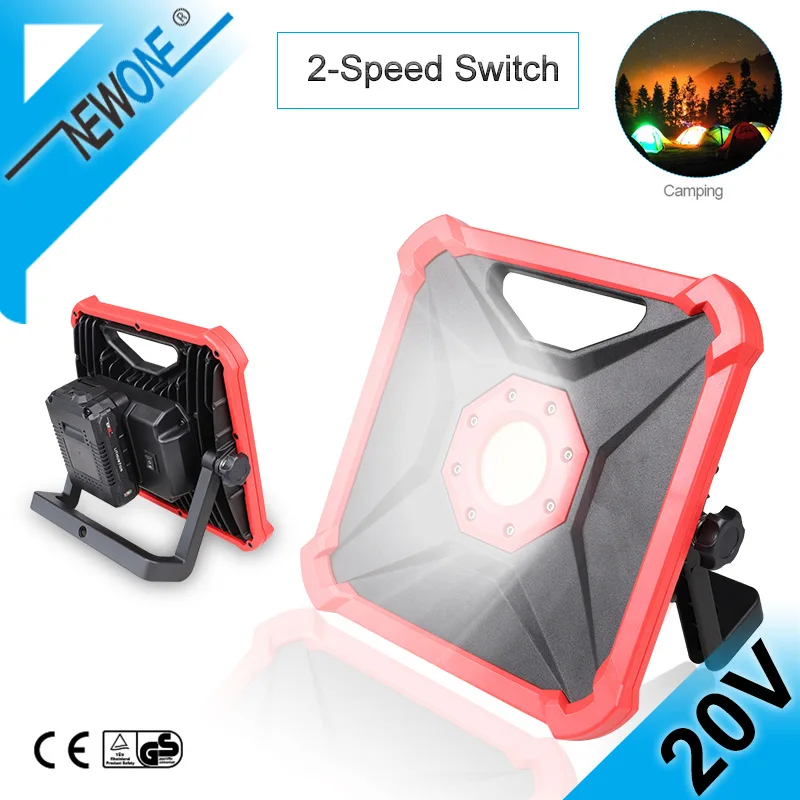 Floodlight 20V LED Spotlight Flood Light 10W/20W Outdoor LED Projector Reflector Bouwlamp Construction Lamp Rechargeable
Floodlight 20V LED Spotlight Flood Light 10W/20W Outdoor LED Projector Reflector Bouwlamp Construction Lamp Rechargeable