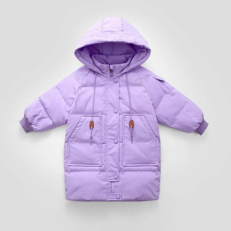 New Korean Winter Children's Down Jacket Boys Girls Big Children Thickened Hooded Coat Children Medium Long Down Jacket 4-12 Yrs
New Korean Winter Children's Down Jacket Boys Girls Big Children Thickened Hooded Coat Children Medium Long Down Jacket 4-12 Yrs