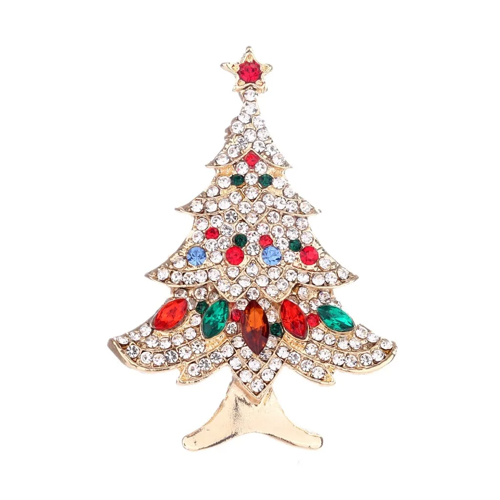 RINHOO Colorful Rhinestone Christmas Tree Brooch For Women Shiny Zircon Xmas Tree Party Causual Brooch Pins 2022 New Year Gifts 
RINHOO Colorful Rhinestone Christmas Tree Brooch For Women Shiny Zircon Xmas Tree Party Causual Brooch Pins 2022 New Year Gifts