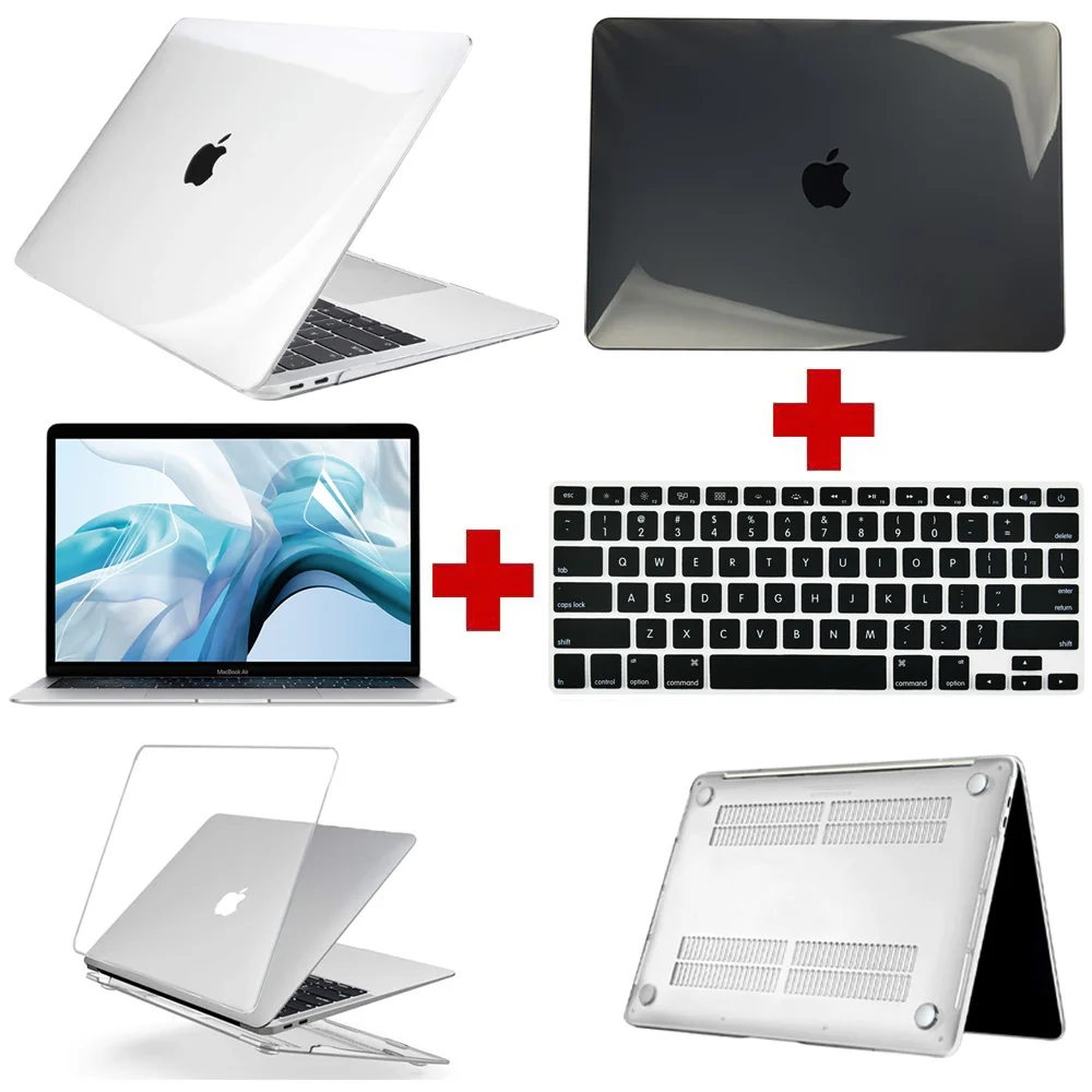 Laptop Case for Apple Macbook Air 13/11/MacBook Pro 13/16/15 Inch Protector Case+Screen Protector +Keyboard Cover
Laptop Case for Apple Macbook Air 13/11/MacBook Pro 13/16/15 Inch Protector Case+Screen Protector +Keyboard Cover