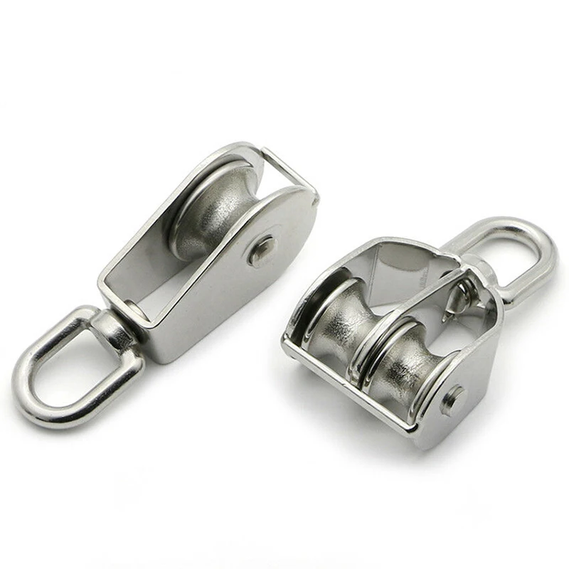 304(A2) Stainless Steel Single/Double Revolving Lifting Pulleys & Sheaves M15 M20 M25 M32 M50 M75
304(A2) Stainless Steel Single/Double Revolving Lifting Pulleys & Sheaves M15 M20 M25 M32 M50 M75