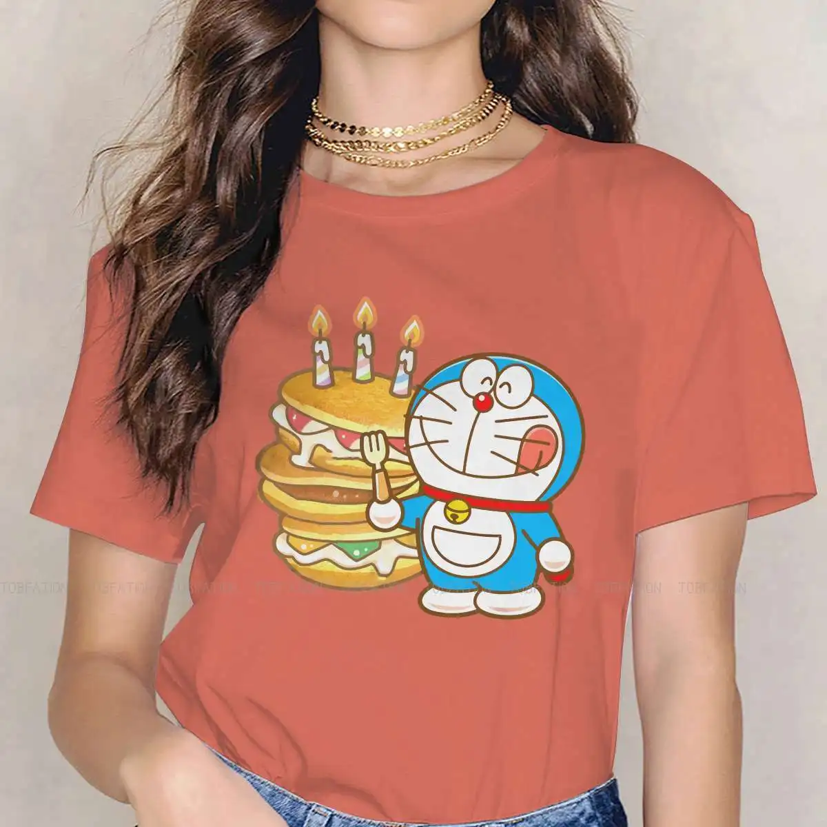 Футболка Doraemon с изображением кота из мультфильма манга для женщин и девушек, 5XL, свободная летняя футболка с юмором, новинка, пушистая футбол...
Футболка Doraemon с изображением кота из мультфильма манга для женщин и девушек, 5XL, свободная летняя футболка с юмором, новинка, пушистая футбол...