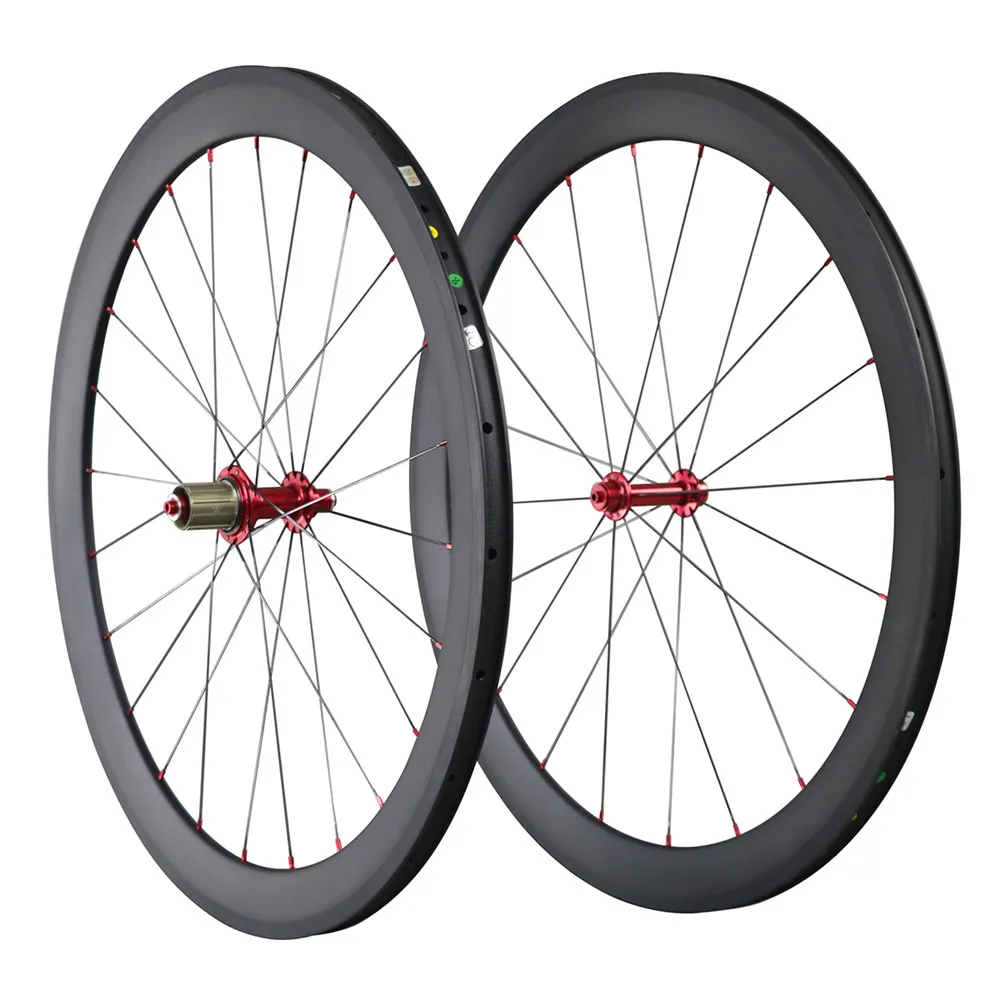 700c углеродное волокно дорожный велосипед 50 мм Колесная пара R13 hub Sapim CX Ray 1430g 10/11