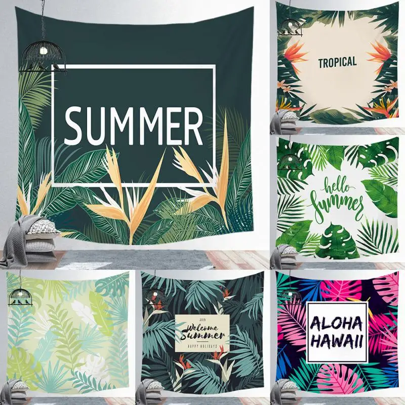 1PC Nordic Tropical Plants Tapestry Fashion Summer Plants Flower Wall Hanging Decor Tapestry For Home Bedroom Dormitory Tapestry
1PC Nordic Tropical Plants Tapestry Fashion Summer Plants Flower Wall Hanging Decor Tapestry For Home Bedroom Dormitory Tapestry