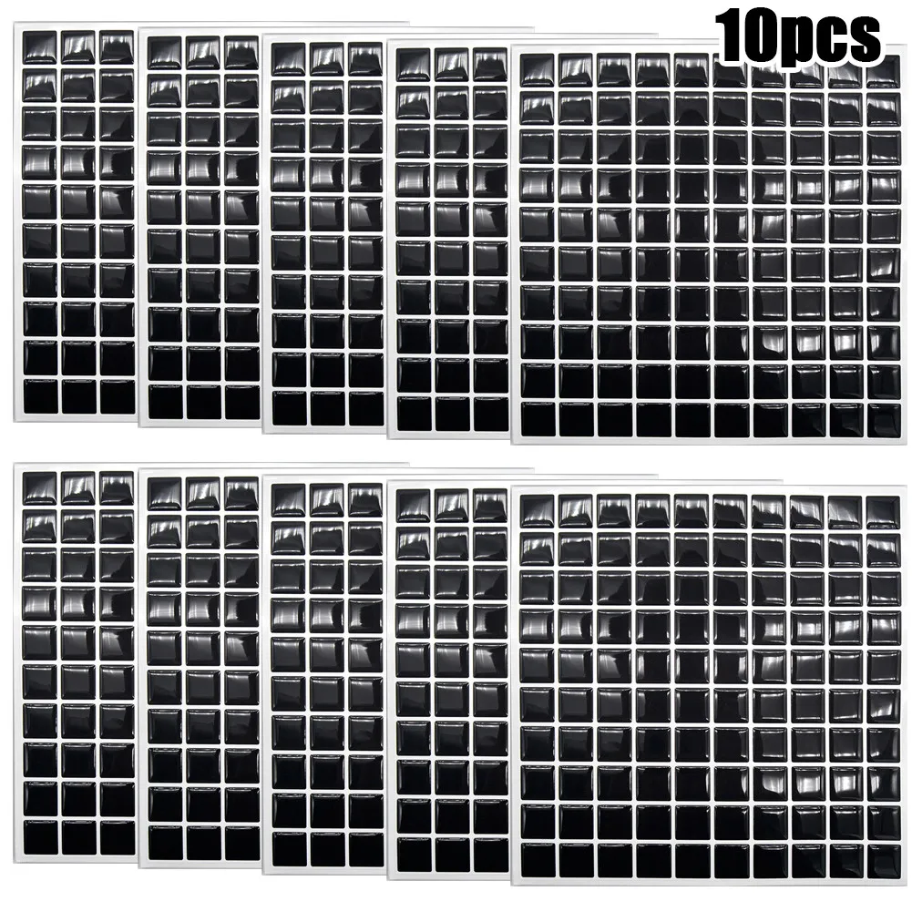1pc/5pcs/10pcs Epoxy Self Adhesives Waterproof Wall Sticker Kitchen Oil Resistant Wall Tiles Bathroom Black Mosaic Tile Sticker
1pc/5pcs/10pcs Epoxy Self Adhesives Waterproof Wall Sticker Kitchen Oil Resistant Wall Tiles Bathroom Black Mosaic Tile Sticker