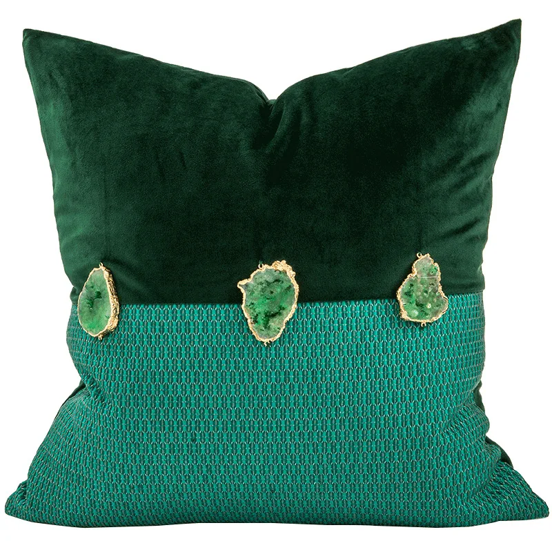 Plain Green Gem Cushion Cover Set Home Decoration Cushions For Outside Garden Chair Luxury Waist Pillowcase 45x45cm/30x50cm
Plain Green Gem Cushion Cover Set Home Decoration Cushions For Outside Garden Chair Luxury Waist Pillowcase 45x45cm/30x50cm