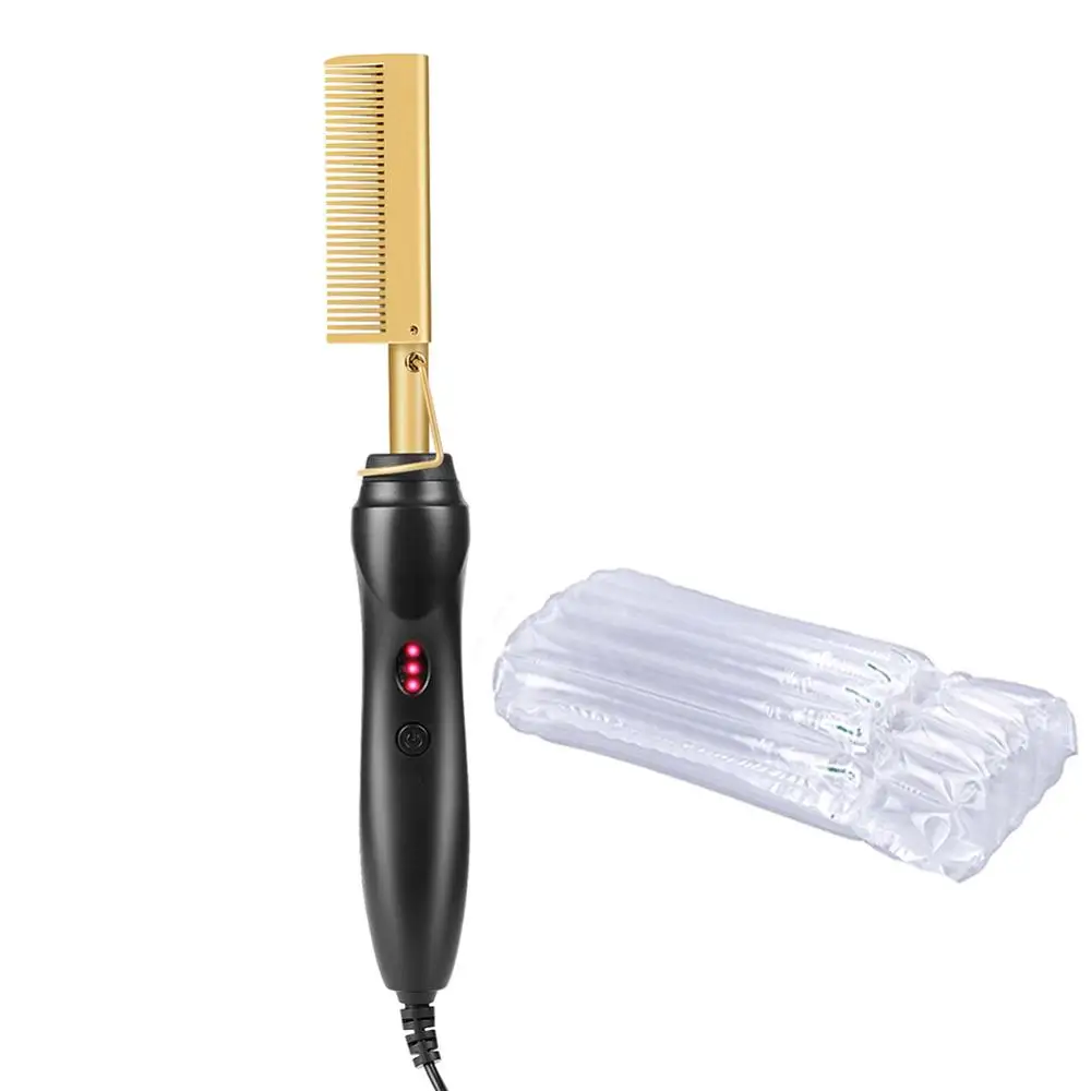 Hair Straightening Brush Straightener Flat Irons Hot Heating Comb Hair Straight Styler Corrugation Curling Iron Hair Curler Comb
Hair Straightening Brush Straightener Flat Irons Hot Heating Comb Hair Straight Styler Corrugation Curling Iron Hair Curler Comb