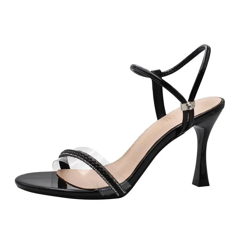 Sandals Stiletto Heels Black Shoes for Women 2021 Summer Buckle Strap Open Toe Shallow Mouth Beige Girls High Peep Comfort Leath
Sandals Stiletto Heels Black Shoes for Women 2021 Summer Buckle Strap Open Toe Shallow Mouth Beige Girls High Peep Comfort Leath