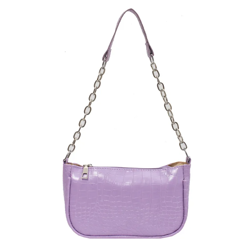 Retro Crocodile Pattern Chain Women'S Underarm Bag Fashion Solid Color PU Female Shoulder Bags Luxury Design Phone Handbag New
Retro Crocodile Pattern Chain Women'S Underarm Bag Fashion Solid Color PU Female Shoulder Bags Luxury Design Phone Handbag New