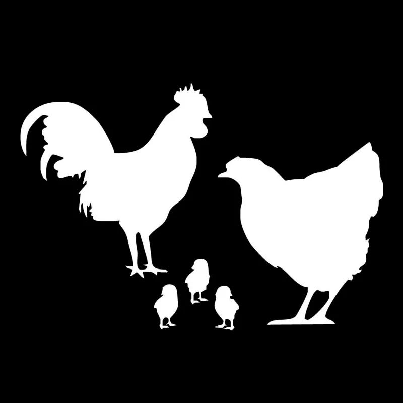 Vinyl Car stickers Decals Motorcycle Accessories Car-Window Decorative Goods PVC 20cmx13cm Funny chicken family
Vinyl Car stickers Decals Motorcycle Accessories Car-Window Decorative Goods PVC 20cmx13cm Funny chicken family