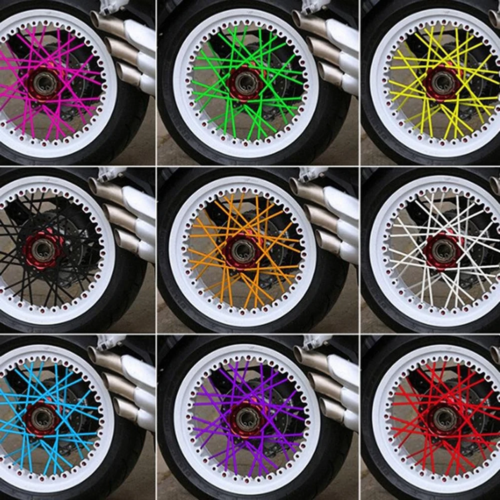 72Pcs/Pack Motorcycle Bike Wheel Spoke Wraps Rims Skin Cover Protector Decor Bike Wheel Spoke Trim Cover Decoration Protector
72Pcs/Pack Motorcycle Bike Wheel Spoke Wraps Rims Skin Cover Protector Decor Bike Wheel Spoke Trim Cover Decoration Protector