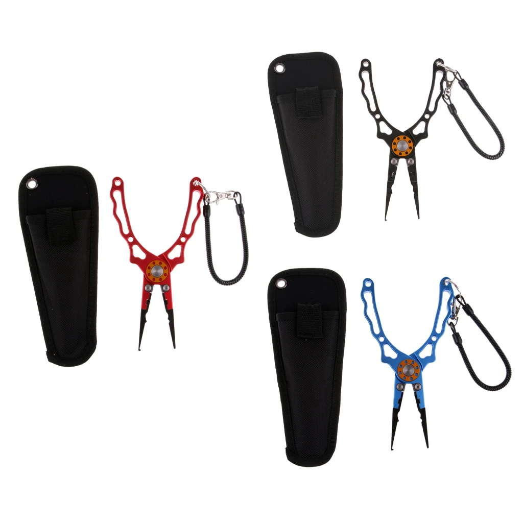 Professional Saltwater/Freshwater Fishing Pliers Hook Remover Fishing Line Cutters with Sheath and Lanyard
Professional Saltwater/Freshwater Fishing Pliers Hook Remover Fishing Line Cutters with Sheath and Lanyard