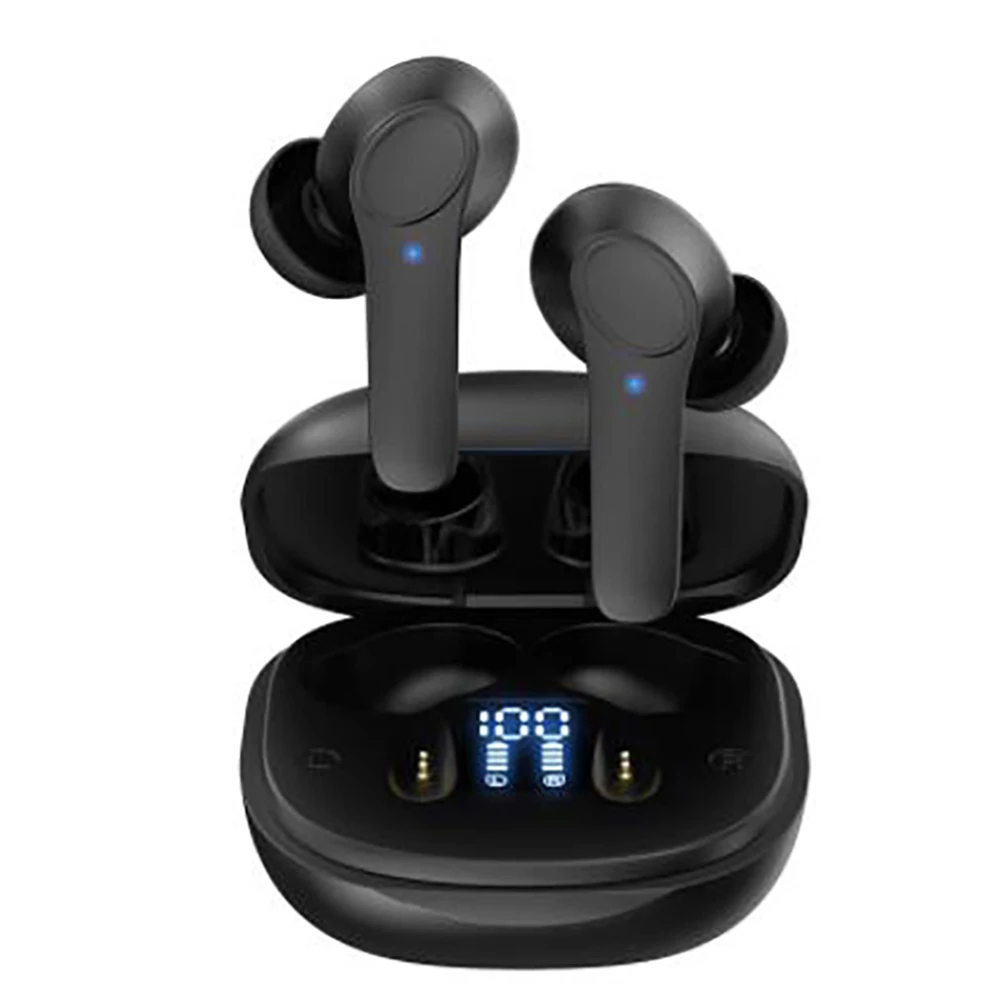 Bluetooth 5.0 Earphones TWS Wireless IPX6 Waterproof Sport In-ear Earbuds HiFi Sound Touch Control Bass Earphones
Bluetooth 5.0 Earphones TWS Wireless IPX6 Waterproof Sport In-ear Earbuds HiFi Sound Touch Control Bass Earphones