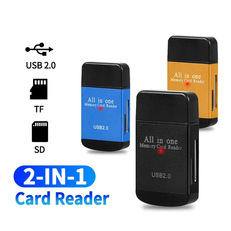 McGiLLon Mini USB2.0 4 Card Slots Smart Card Reader SD/MMC TF MS M2 Multi Memory Cardreader for Computer PC Laptops
McGiLLon Mini USB2.0 4 Card Slots Smart Card Reader SD/MMC TF MS M2 Multi Memory Cardreader for Computer PC Laptops