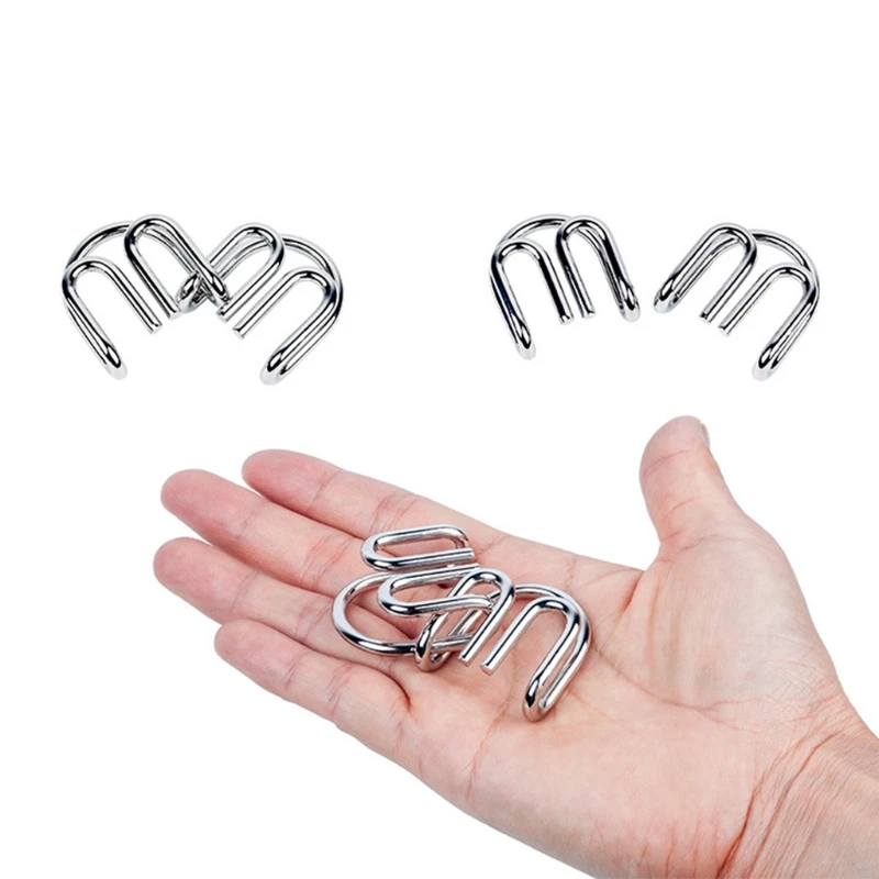 Butebuy 30Pcs Metal Wire Puzzle Set IQ Mind Brain Teaser Link Unlock Interlock G
Butebuy 30Pcs Metal Wire Puzzle Set IQ Mind Brain Teaser Link Unlock Interlock G