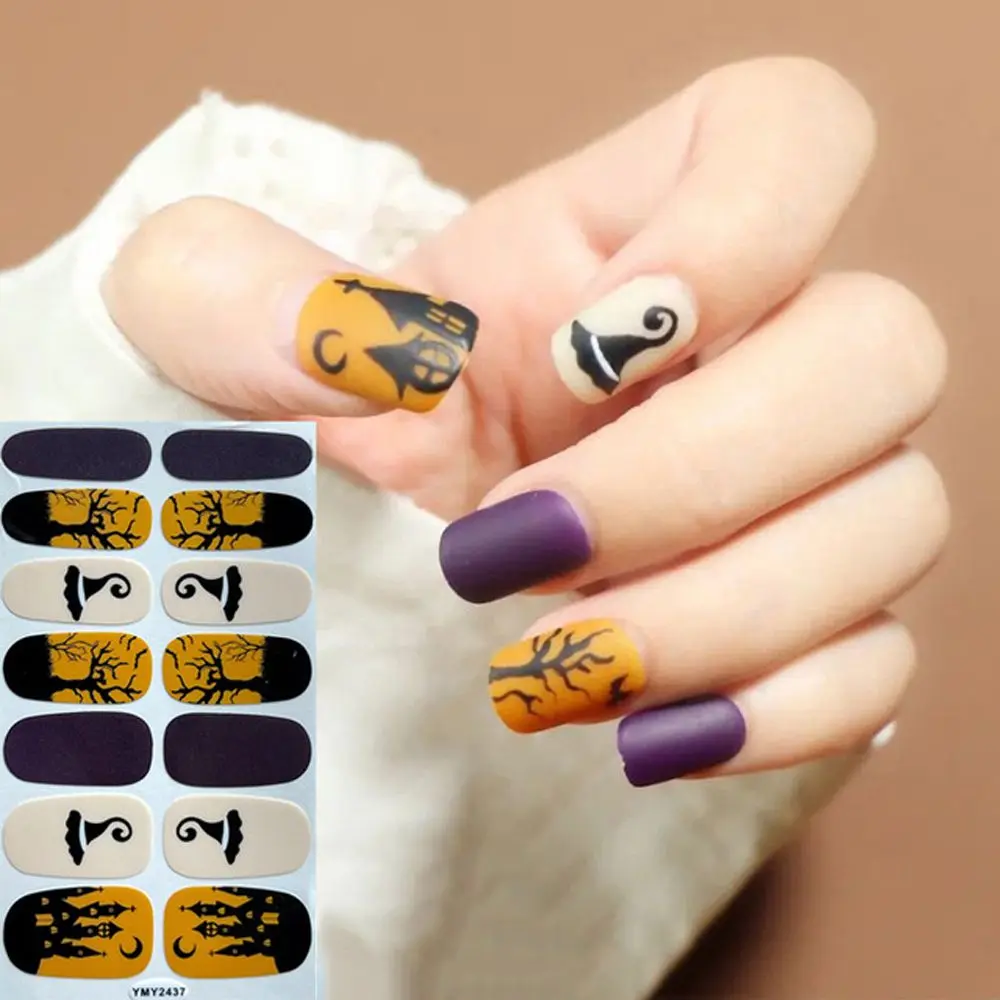Hot Halloween Series Nail Sticker Pumpkin Ghost Castle Pattern Design Nail Decals Waterproof Party Festival Nail Art Decorations
Hot Halloween Series Nail Sticker Pumpkin Ghost Castle Pattern Design Nail Decals Waterproof Party Festival Nail Art Decorations