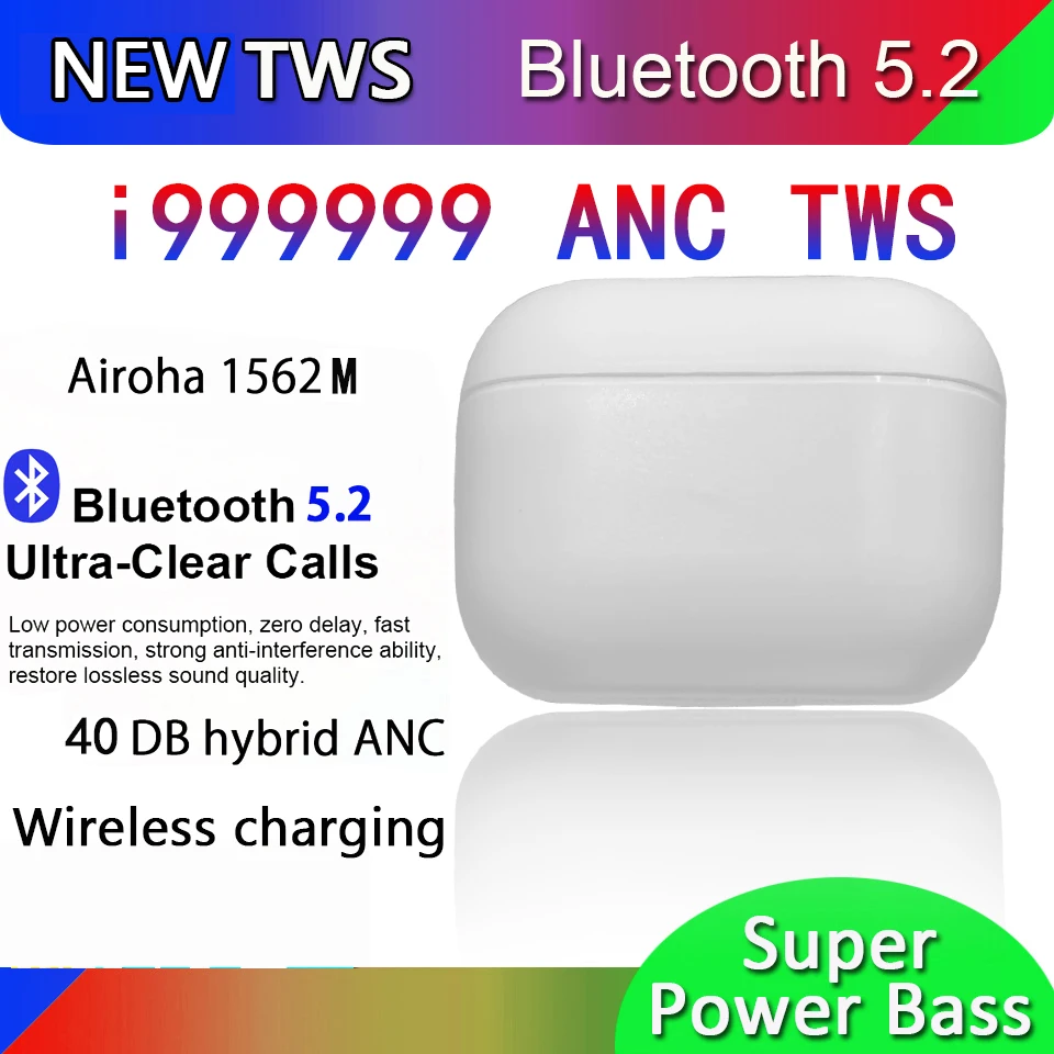 I999999 Anc TWS Wireless Bluetooth Earphone Airoha 1562M Earbuds Air PRO 3 Earphones Fone De Ouvido Sem Fio Ecouteurs Sans Fils
I999999 Anc TWS Wireless Bluetooth Earphone Airoha 1562M Earbuds Air PRO 3 Earphones Fone De Ouvido Sem Fio Ecouteurs Sans Fils