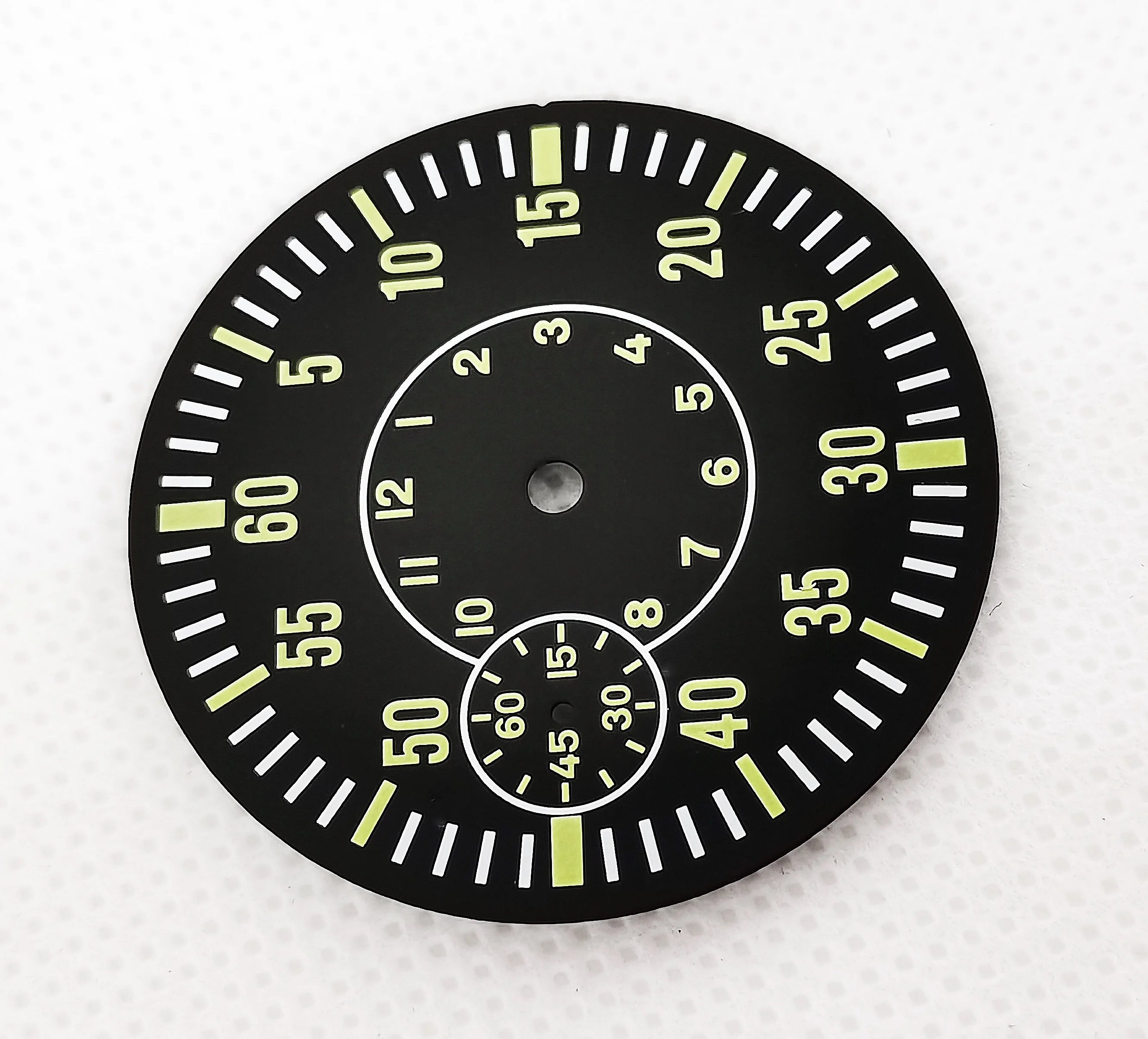 Man's Watch Parts oF Green Night Ligth Dials For Manual Winding Movement St36 Eta 6497 
Man's Watch Parts oF Green Night Ligth Dials For Manual Winding Movement St36 Eta 6497