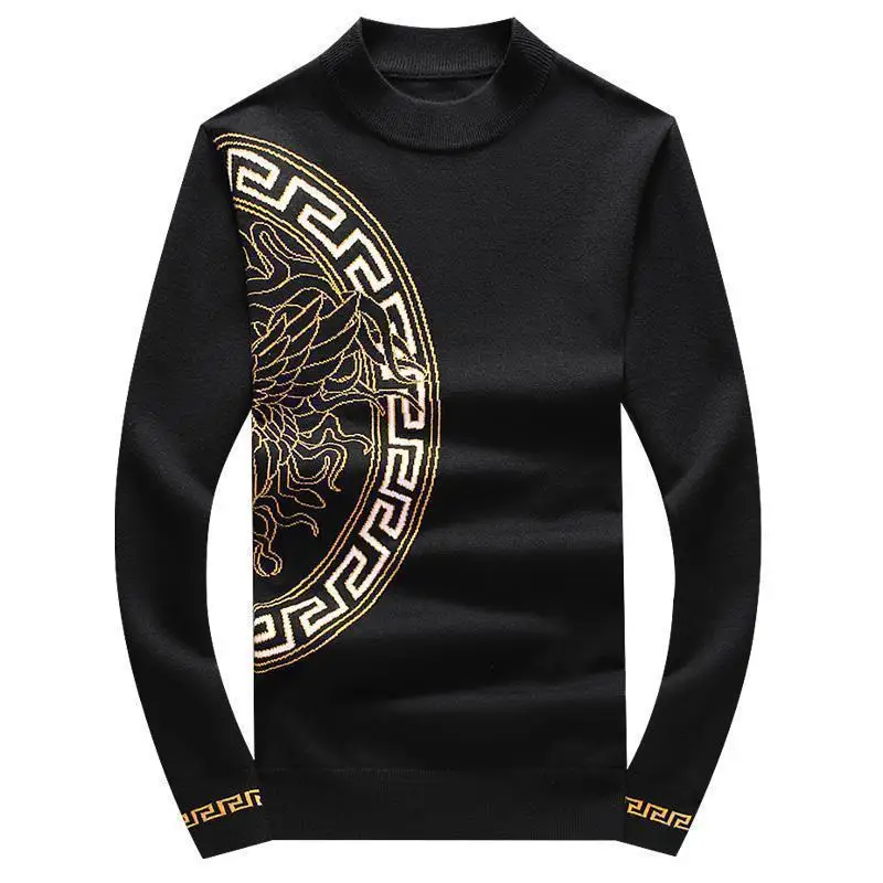 2021 Autumn and Winter High-end MEN 'S Printed High Collar Long Sleeve T-shirt with Plush and Thickened Leisure Backing Shirt wi
2021 Autumn and Winter High-end MEN 'S Printed High Collar Long Sleeve T-shirt with Plush and Thickened Leisure Backing Shirt wi