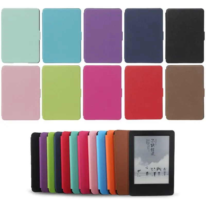 Ultra-Thin E-book Case Magnetic PU Leather Flip Stand Protective Cover for Kindle J9G29R 10th 2019 Released New Version
Ultra-Thin E-book Case Magnetic PU Leather Flip Stand Protective Cover for Kindle J9G29R 10th 2019 Released New Version