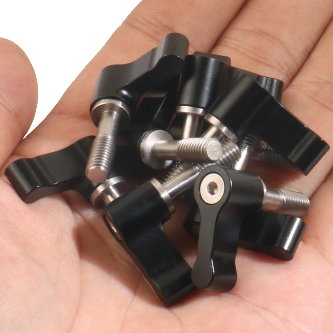 Stainless Steel 304 Hand-tightening Screw L-shaped Hexagonal Adjustable M5*17mm Locking Thread Knob for Action Video SLR Cameras
Stainless Steel 304 Hand-tightening Screw L-shaped Hexagonal Adjustable M5*17mm Locking Thread Knob for Action Video SLR Cameras