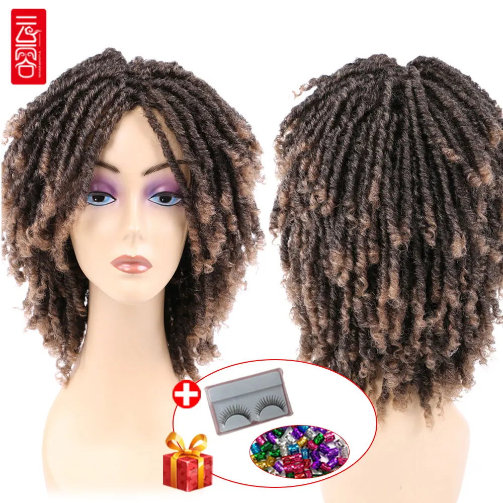 Dreadlock Crochet Twist Hair Wigs Soft Short Bouncy Curly Synthetic Wigs For Black Women Synthetic Crochet Soul Locs Braid Wigs 
Dreadlock Crochet Twist Hair Wigs Soft Short Bouncy Curly Synthetic Wigs For Black Women Synthetic Crochet Soul Locs Braid Wigs