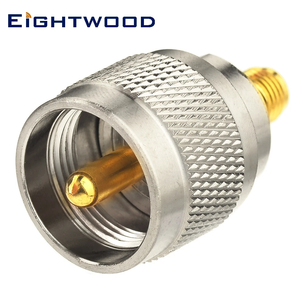 

Eightwood Car CB Radio Walkie Talkies Antenna Adapter SMA Female to UHF Male PL-259 Connector for Wouxun BaoFeng TYT Kenwood