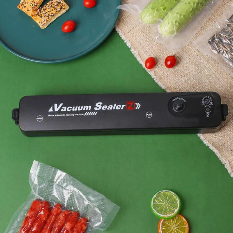 Kitchen Vacuum Food Sealer 220V/110V Automatic Commercial Vacuum Sealer Household Food Packing Machine Including 10pcs Bags
Kitchen Vacuum Food Sealer 220V/110V Automatic Commercial Vacuum Sealer Household Food Packing Machine Including 10pcs Bags