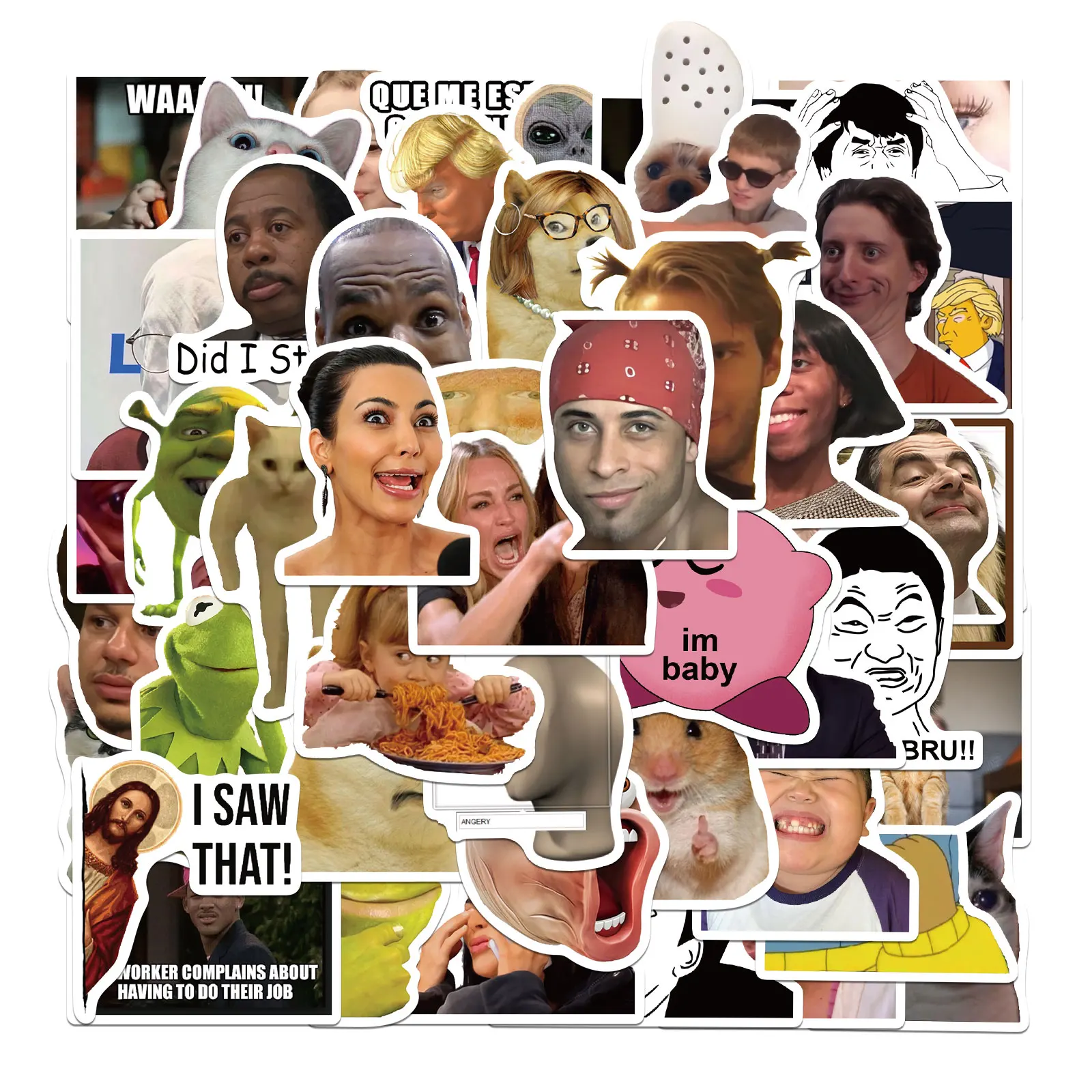 25/50PCS Funny Meme Graffiti Stickers Flakes For Cars Motorcycles Furniture Children's toys Luggage Skateboards Lable
25/50PCS Funny Meme Graffiti Stickers Flakes For Cars Motorcycles Furniture Children's toys Luggage Skateboards Lable